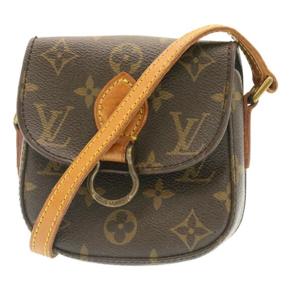 LOUIS VUITTON Monogram Bebe Saint Cloud Shoulder Bag M51245 LVAuth 21381A - Picture 1 of 16